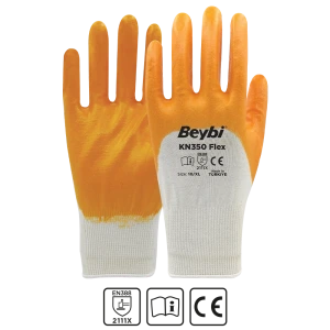 Beybi KN350 Flex Pamuk Nitril Eldiven